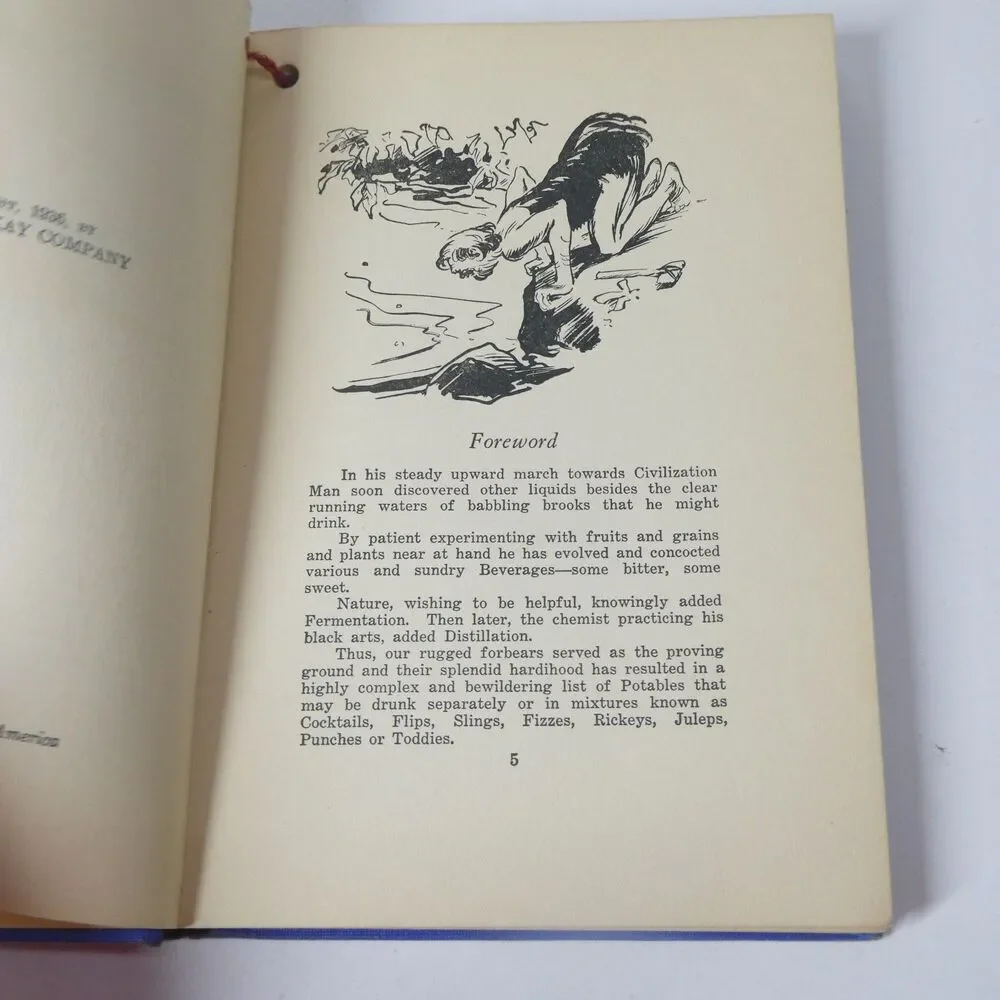 How to Mix Drinks - Bill Edwards Cocktail Recipe Book Vintage 1936 Hardcover